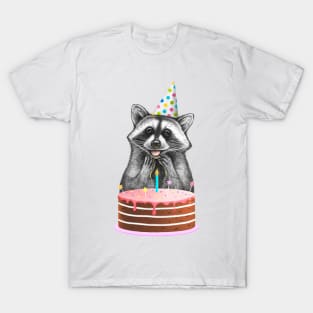 Birthday raccoon T-Shirt